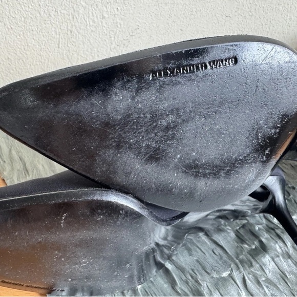 ALEXANDER WANG ANKLE ERI BOOTS RHINESTONES BLACK SIZE 7.5 - Picture 12 of 12